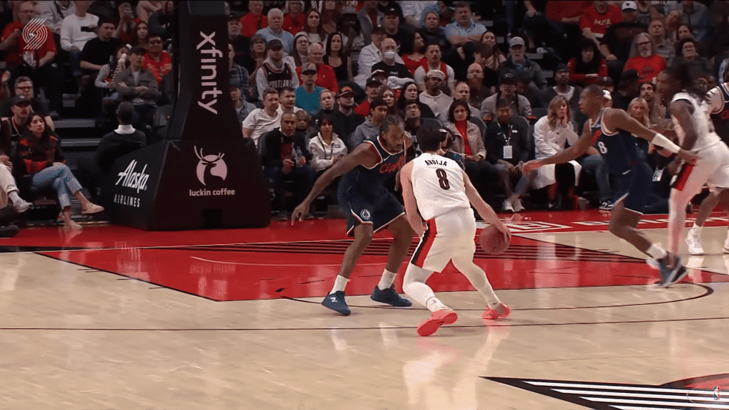 Deni Avdija rises for a three-pointer during his breakout campaign.