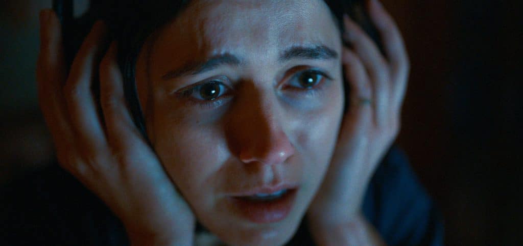 Nina Kiri as Evy in Undertone (Credit: A24 Press)