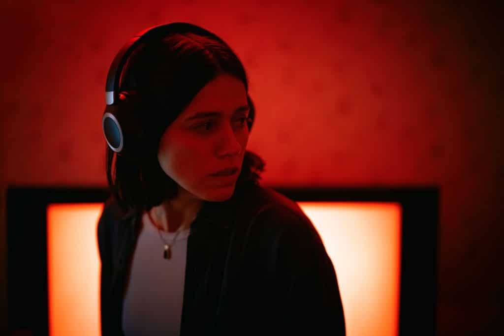 Nina Kiri as Evy in Undertone (Credit: A24 Press)