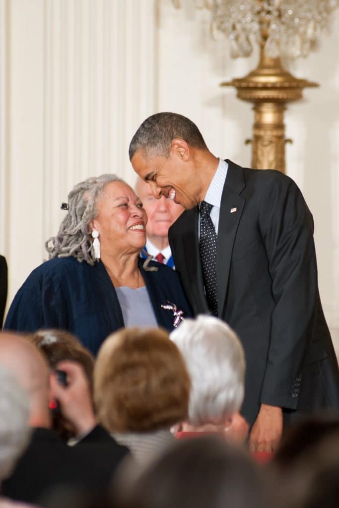 Toni Morrison and Barack Obama