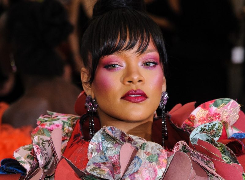 Rihanna in Comme des Garçons dress