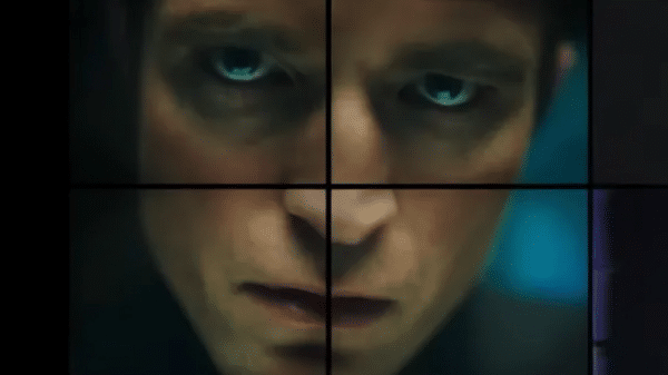 Screenshot from the YouTube trailer of "Primetime" starring Robert Pattinson.