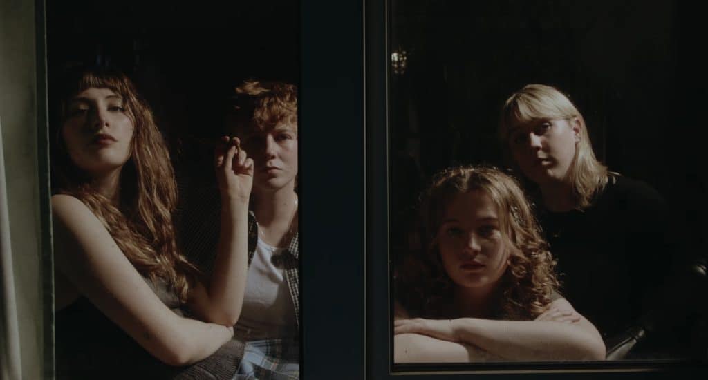 Members of Florence Road in the Storm Warnings Lyric Video