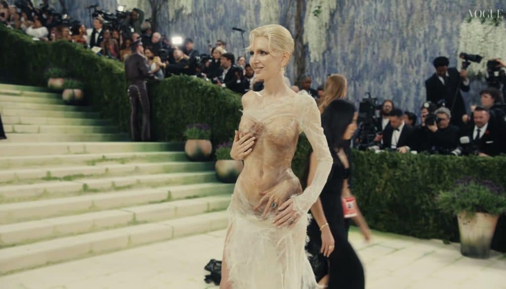 Sabine Getty at Met Gala