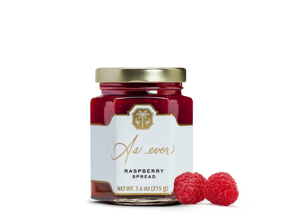 A stock photo of As Ever Raspberry Spread.