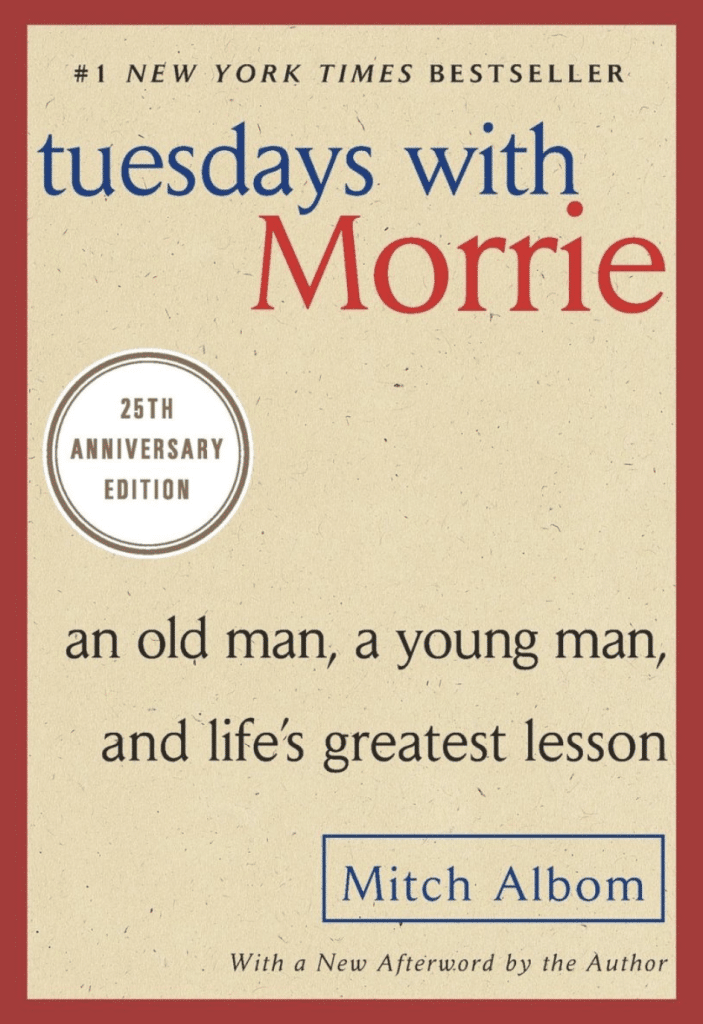 A brown book cover with red bordering.