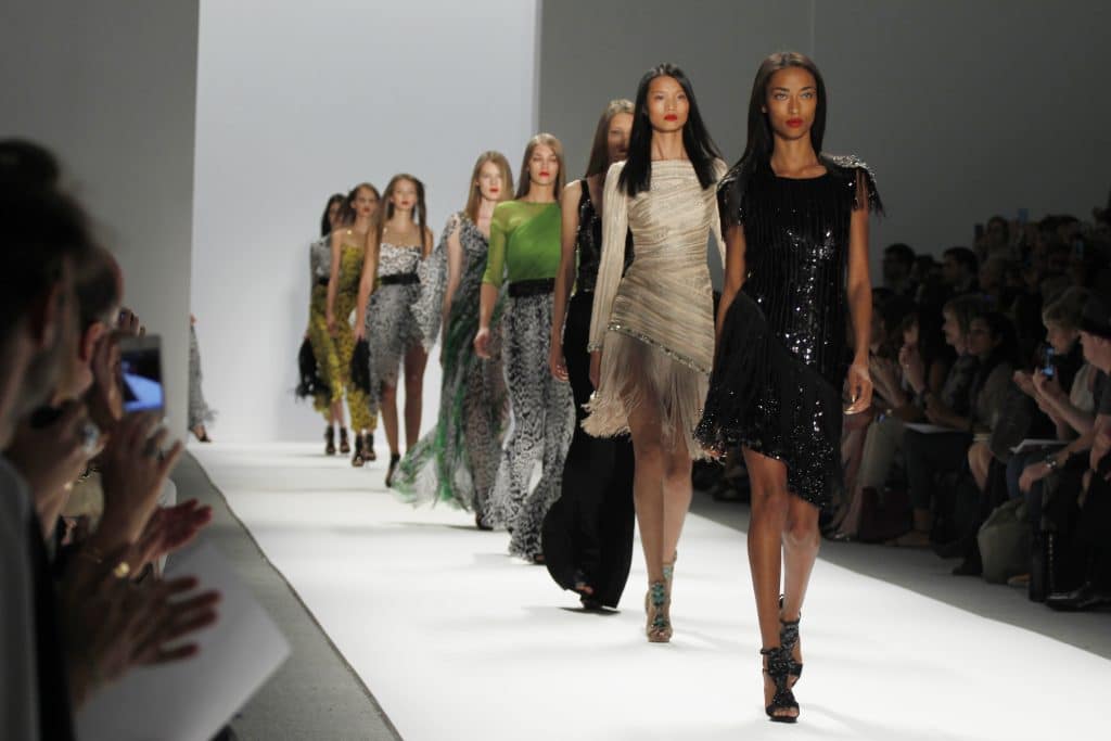 Image of runways models walking down the stage