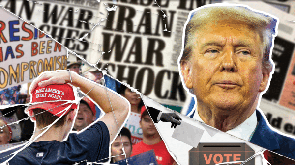 Trump losing support amongst Republican voters in recent months.