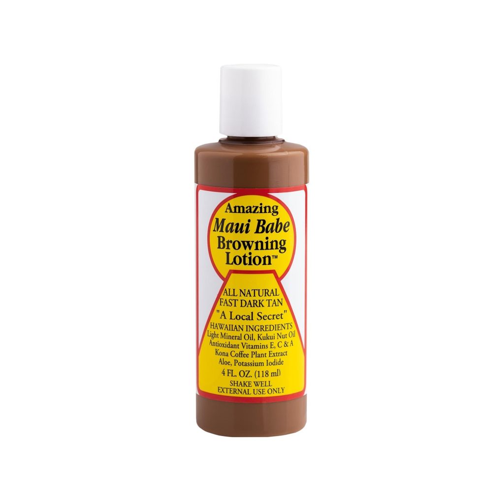 Maui babe browning lotion is reported to be a great tan enhancer