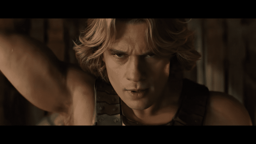 He-man raising his Sword of Power