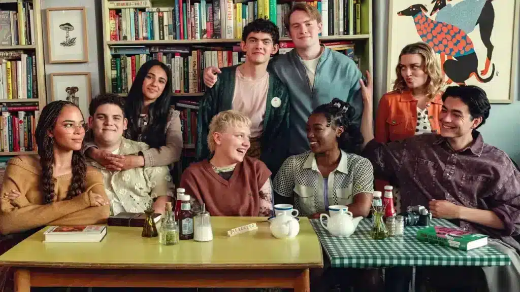 Photoshoot of the main cast for the movie "Heartstopper Forever."