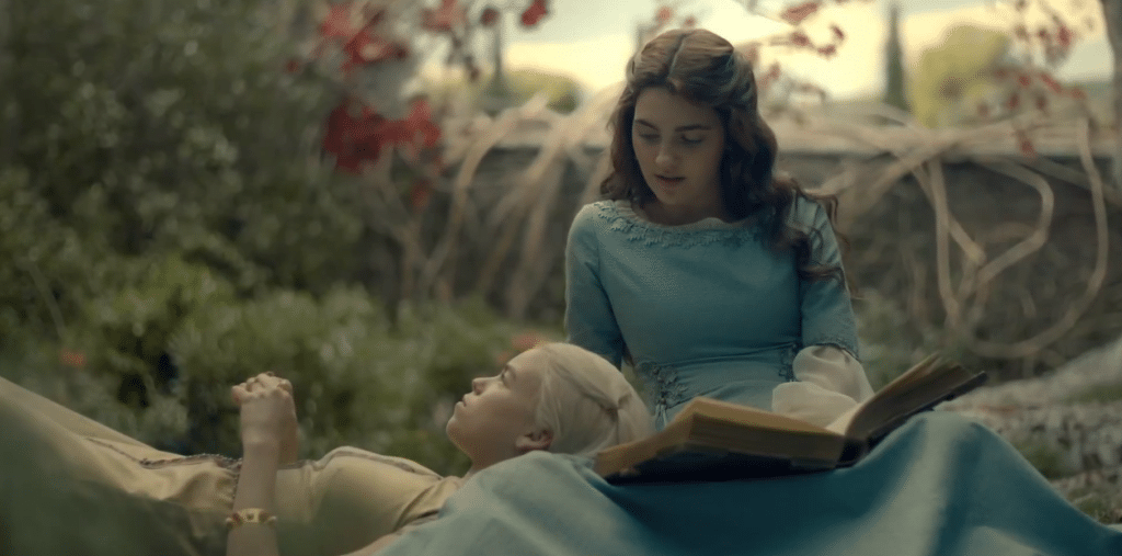 Image of Alicent and Rhaenyra from "House of the Dragon"