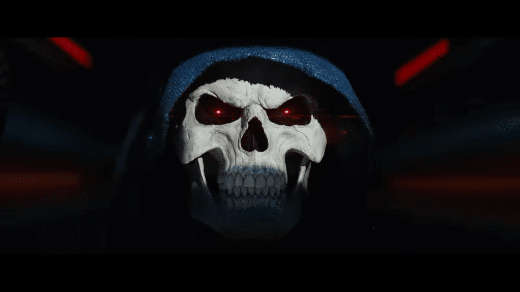 Skeletor walks in from the shadows