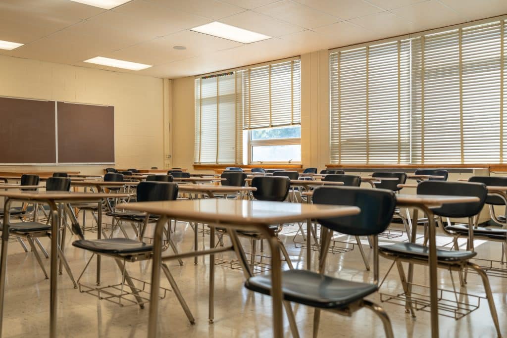 Empty classroon