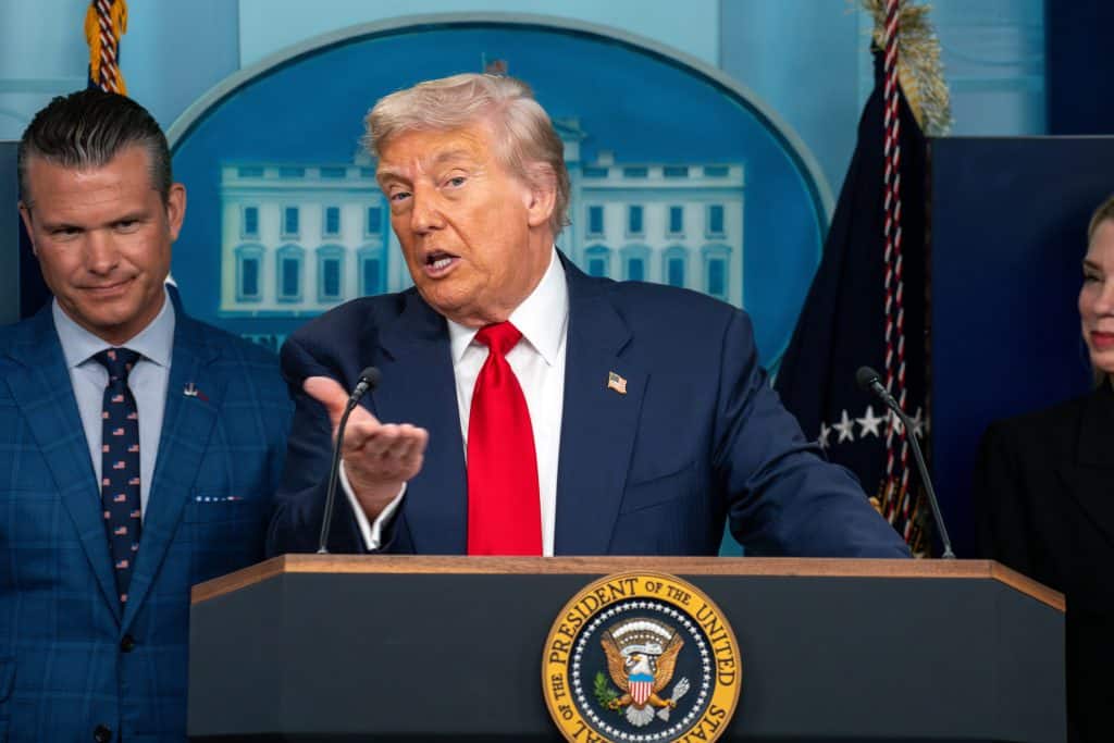 Trump and Hegseth who have been in charge of the ISIS counter attacks in Nigeria.