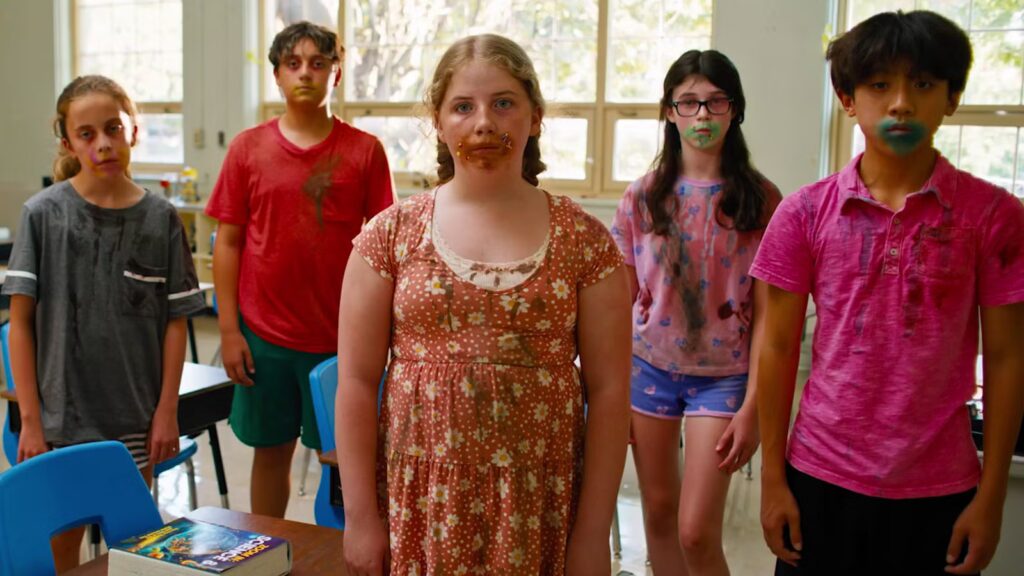 The Demonic Killers appear with frozen treat residue on their mouths.