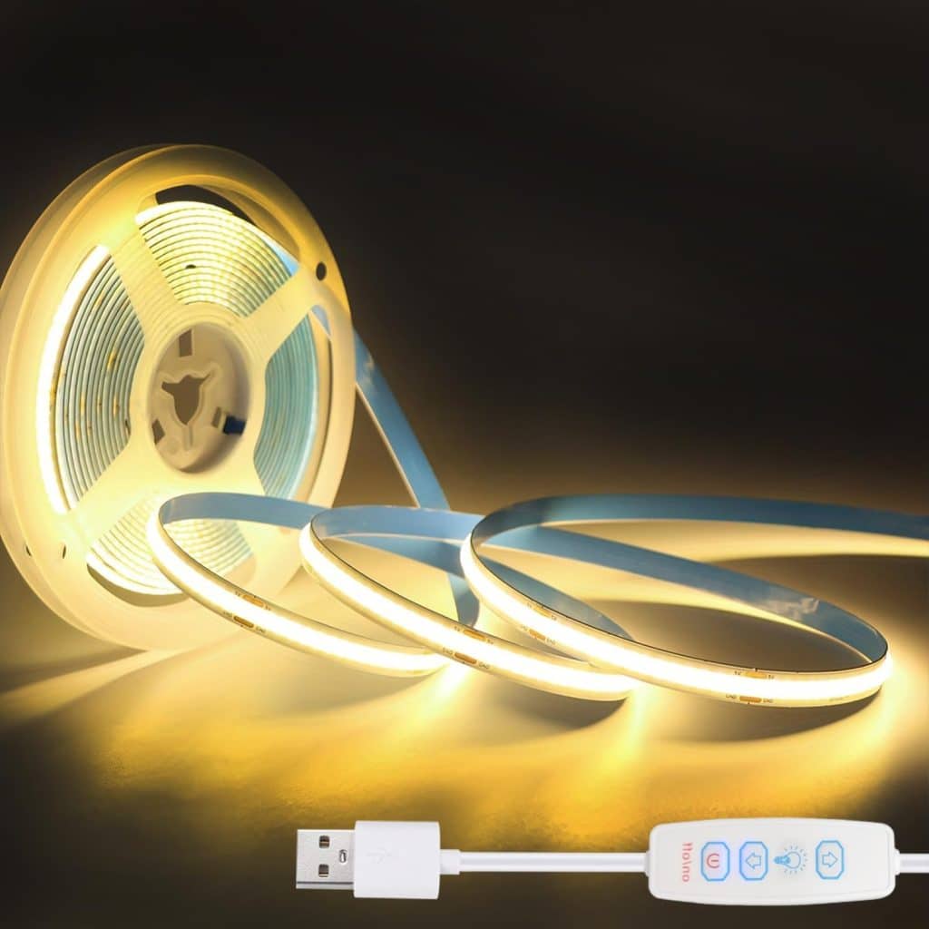 led mood lighting for aesthetic bedroom