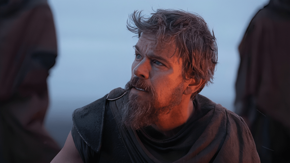 Matt Damon's Odysseus visits his dead warriors.