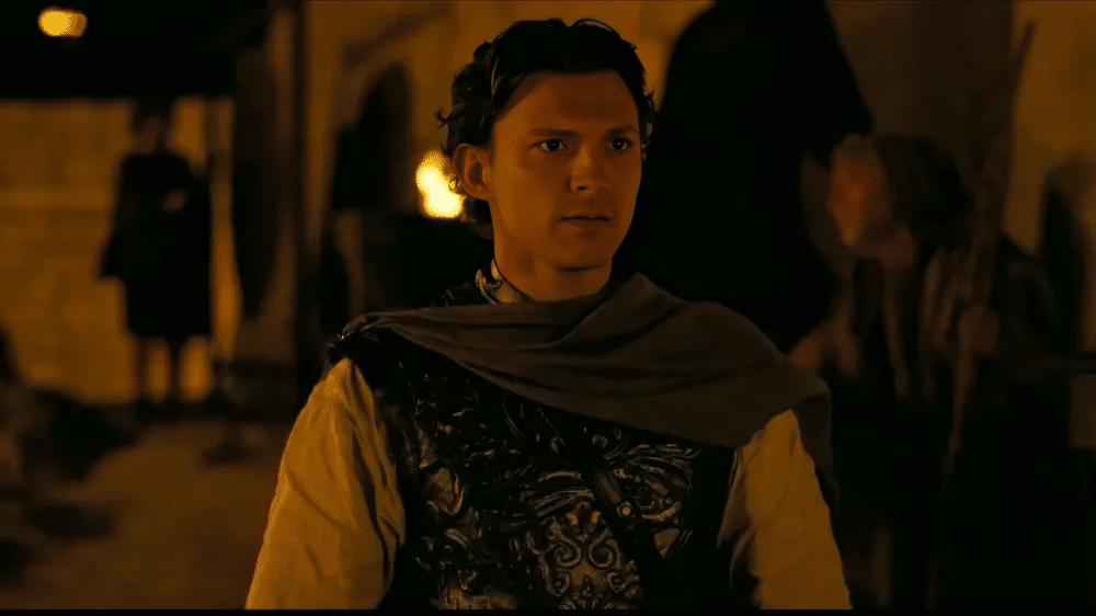 Tom Holland plays Telemachus in The Odyssey.