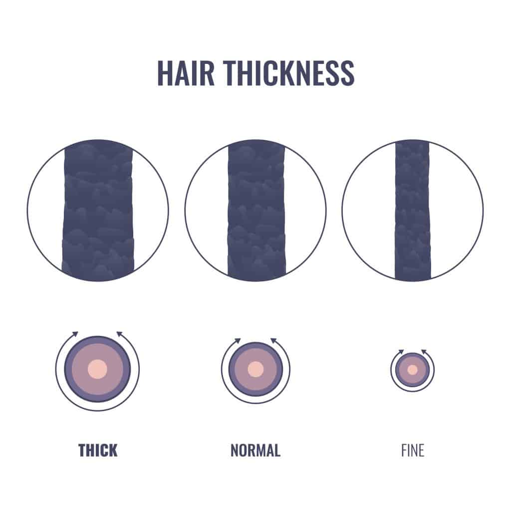 Hair thickness helps you find the best hair routine