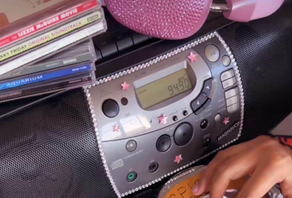 2000s CD player in the radio