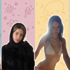 Four pinterest celebrities posed on a colourful background