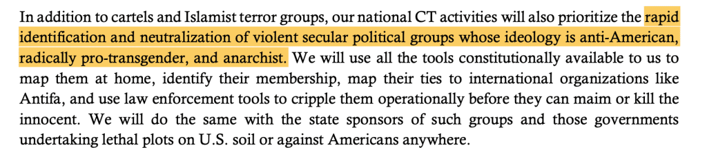 U.S. Government – 2026 United States Counterterrorism Strategy. Public domain.