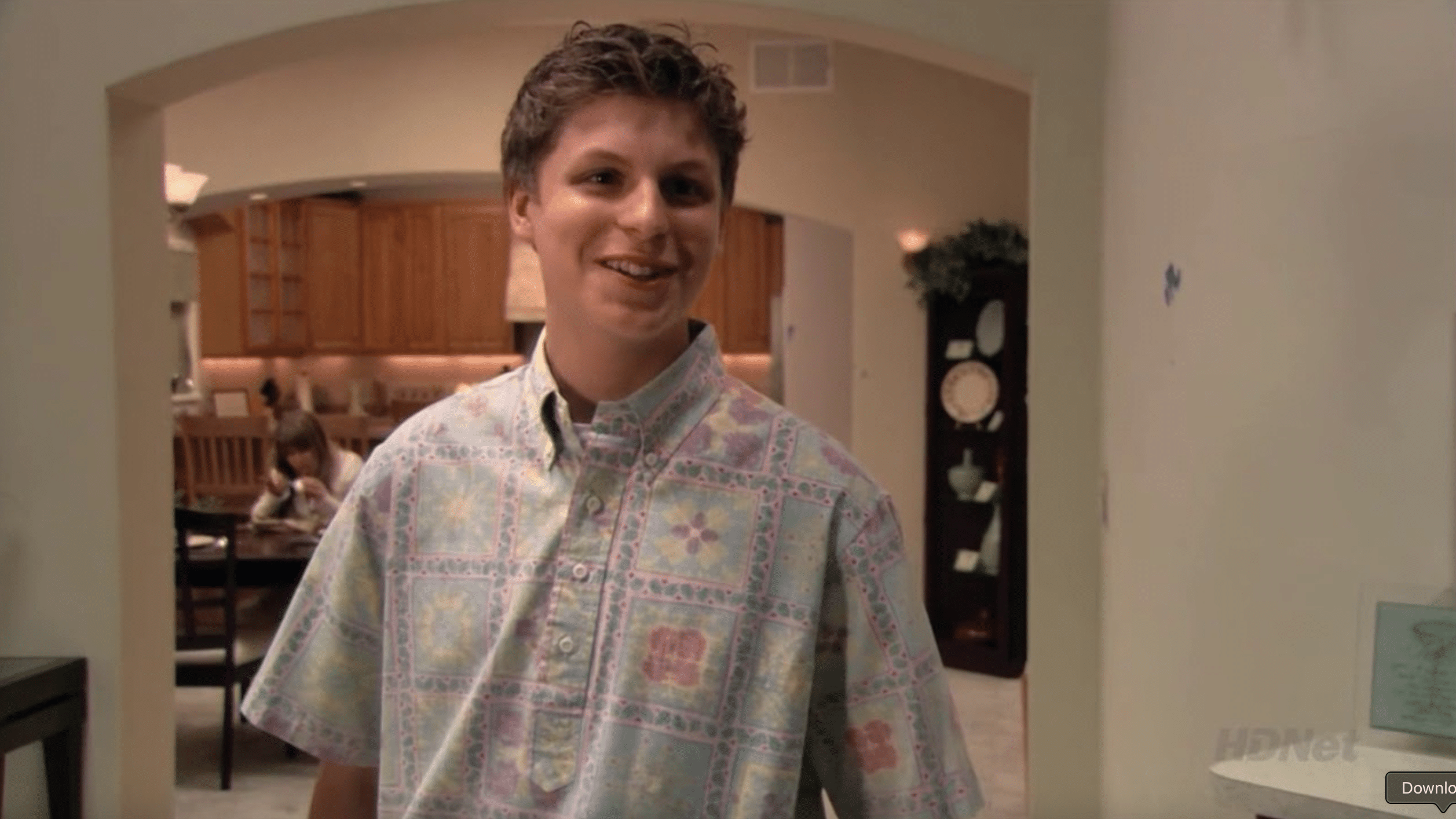A still from "Arrested Development" of a boy smiling.