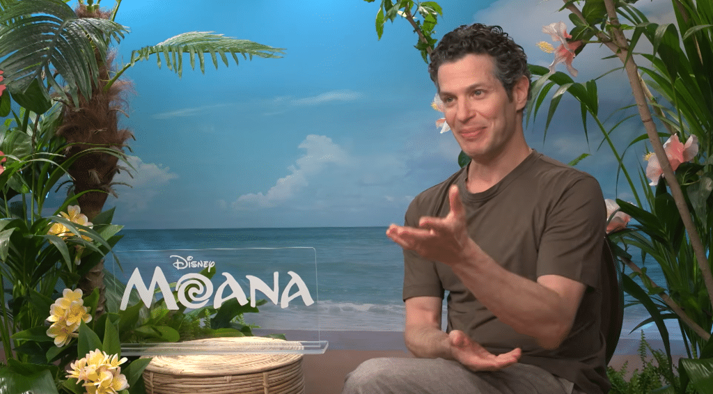 Moana (2026)'s director, Thomas Kail sitting down for a meeting