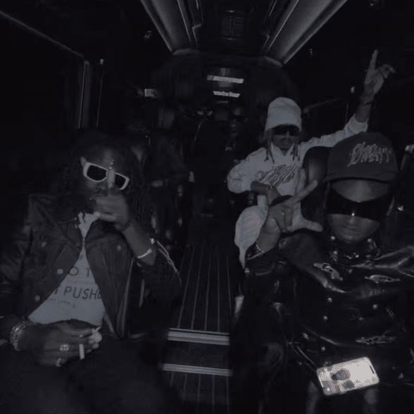 Tezzus and diamond* and ØWay collective in diamond*'s "HIGH FASHION" Music Video