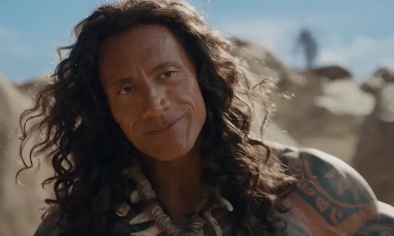 Dwayne "The Rock" Johnson as Maui in Moana (2026).