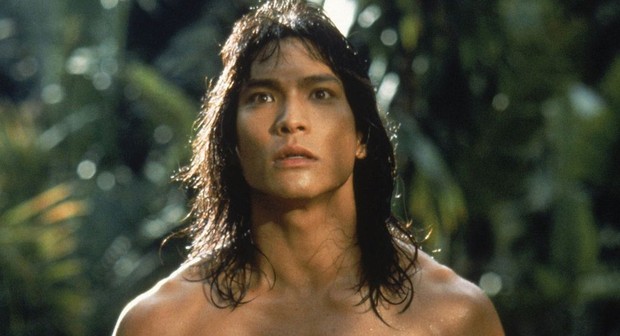 Jason Scott Lee as adult Mowgli in The Jungle Book (1994), Disney's first live action remake