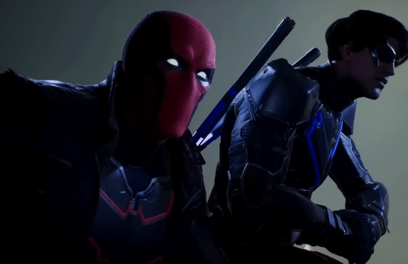 Red Hood and Nightwing from "Gotham Knights."