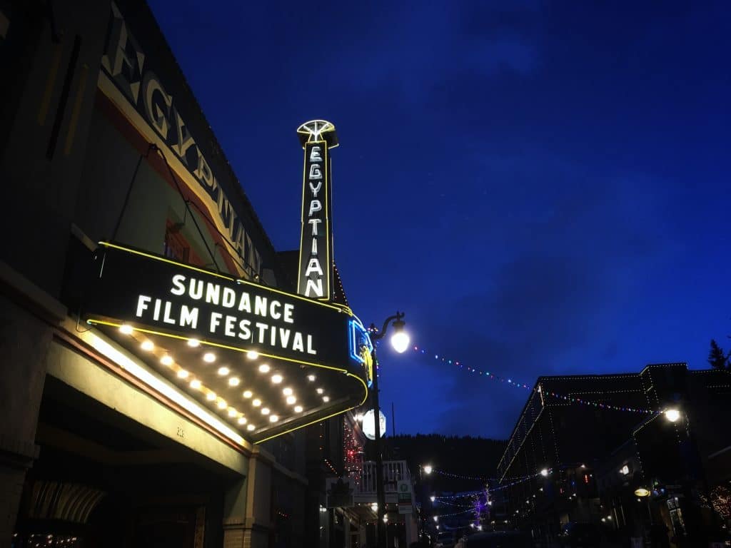 One of the Sundance Film Festival theaters.