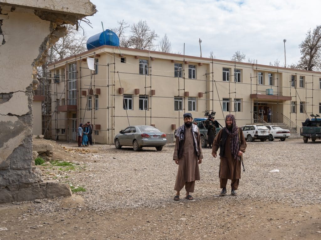 Taliban headquarters, the group that met with the European Union to talk about deportation.