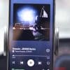 An image of a smartphone playing the song "Dracula - JENNIE remix" by Tame Impala